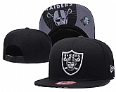 Raiders Fresh Logo Black Adjustable Hat GS (2)
